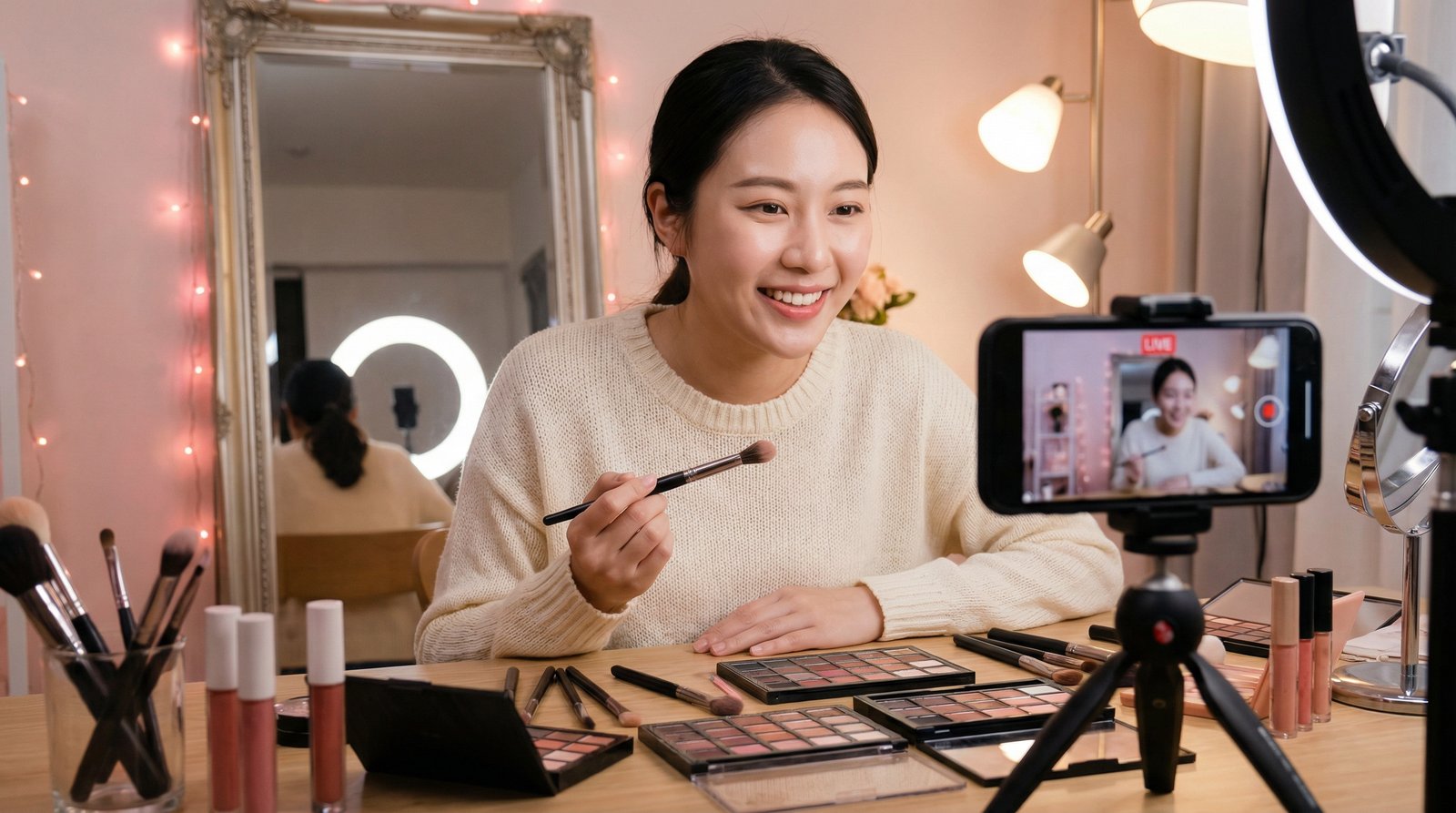 抖音风动漫妆容视频